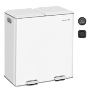 2 x 8 gallon (2 x 30 l) garbage can for kitchen